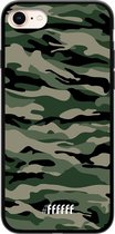 iPhone 7 Hoesje TPU Case - Woodland Camouflage #ffffff