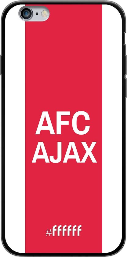 Licht trompet binnenvallen iPhone 6s Hoesje TPU Case - AFC Ajax - met opdruk #ffffff | bol.com