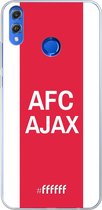 Honor 8X Hoesje Transparant TPU Case - AFC Ajax - met opdruk #ffffff