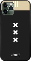 iPhone 11 Pro Hoesje TPU Case - AFC Ajax Uitshirt 2018-2019 #ffffff
