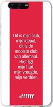 Huawei P10 Plus Hoesje Transparant TPU Case - AFC Ajax Dit Is Mijn Club #ffffff