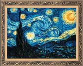 Borduurpakket Starry Night, vincent van gogh van riolis 1088 met telpatroon