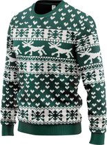 Kersttrui kopen? Alle Kersttruien online | Kersttrui heren Elf Groen Luxe 123kersttrui