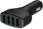 [2 stuk] Aukey Autolader CC-01 - 4 USB poorten 9.6A  - AiPower Technologie- Zwart