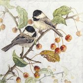 Ambiente - servetten - Chickadee - 25 x 25 cm