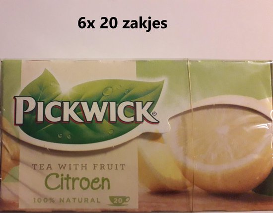 Pickwick thee - Citroen lemon - multipak 6x 20 zakjes