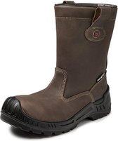 Volledig Lederen Rome Veiligheidslaars | 100% Waterdicht met Composiet Neus en Kevlar Tussenzool | S3 gekwalificeerd | Gevavi Safety - GS90 | Bruin | Maat 39
