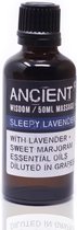 Massage Olie - Slaperige Lavendel - 50ml - Bad olie - Aromatherapie