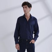 Baurotti Overhemd Regular Fit Donkerblauw - 43