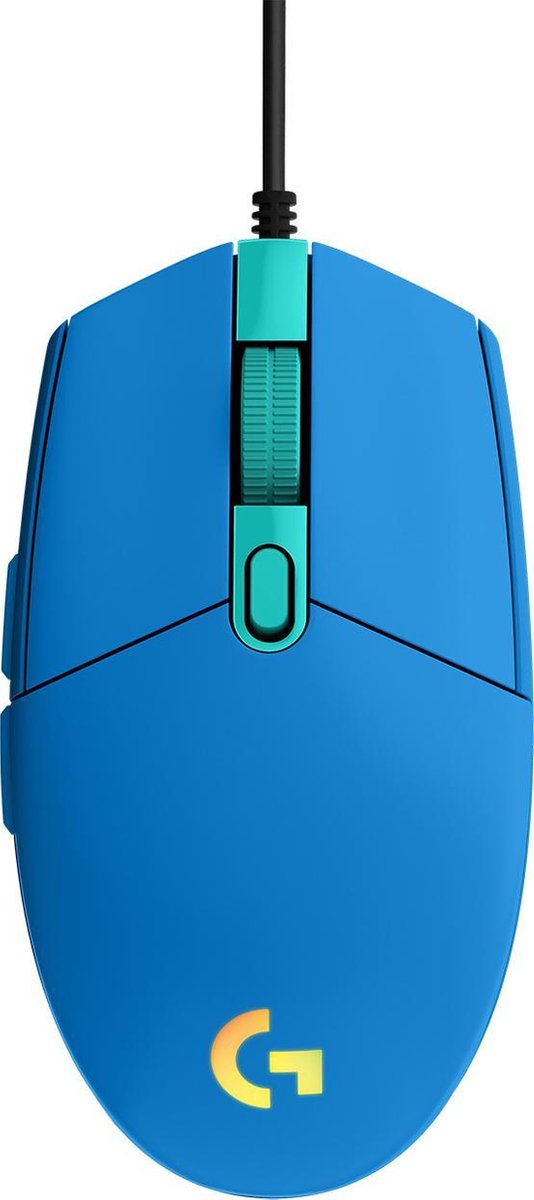 LOGITECH G102 Lightsync Muis Blauw