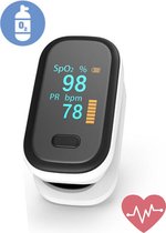 Saturatiemeter met Hartslagmeter - Oximeter Spo2 Zuurstofgehalte - Vingertop Pulse - Saturatie meten - Zuurstofmeter - Vingertopmeter - Pulse meter