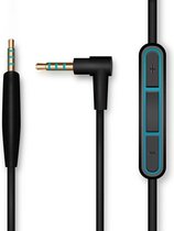DrPhone BS1 - Audio Kabel - 2.5mm Jack naar 3.5mm Jack - Zwart - 1.35m - Aux - Microfoon - Bose Quietcomfort 25/35 - On-ear Koptelefoon - Verleng Snoer - Apple / Samsung