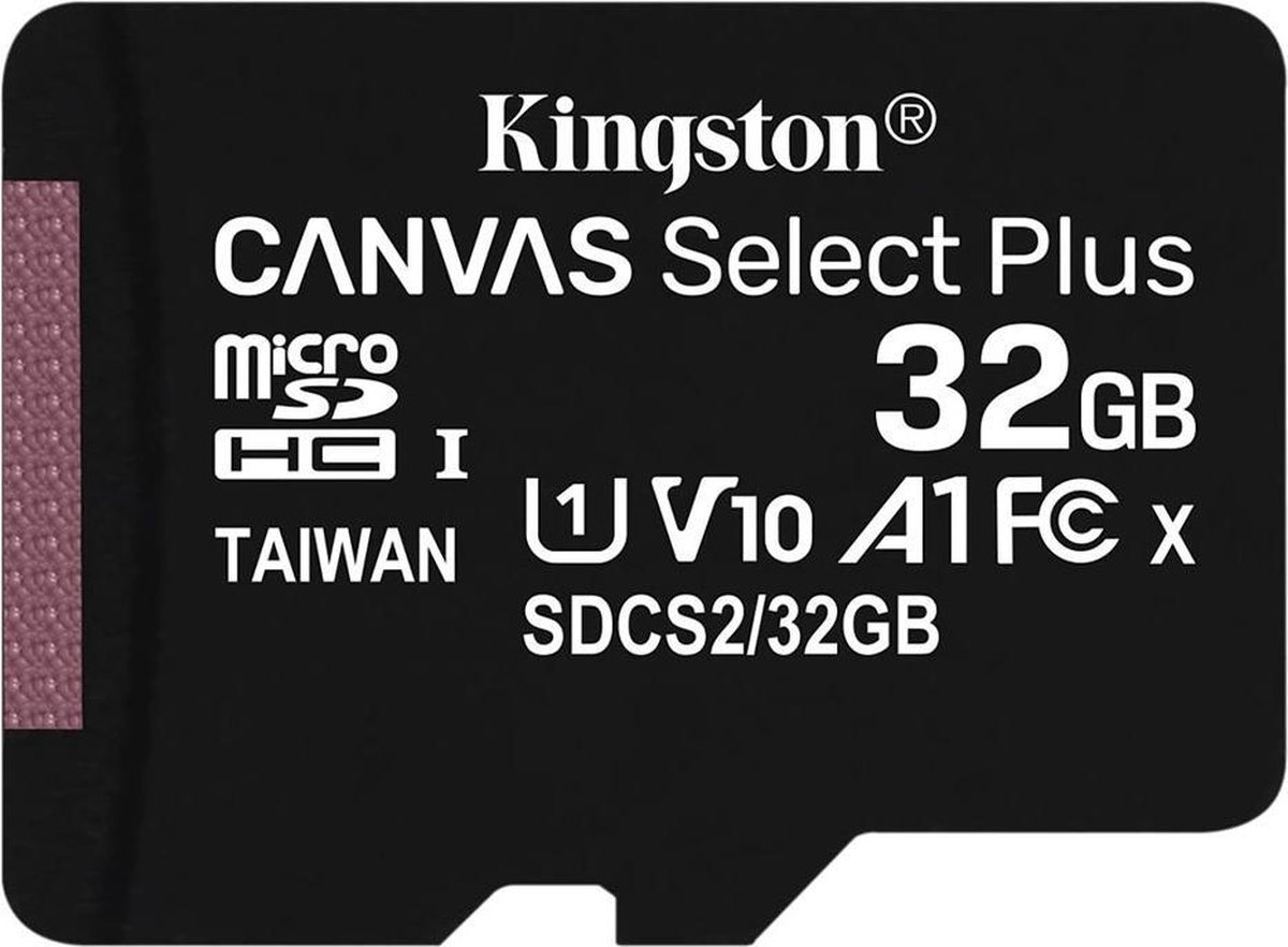 Kingston - Micro SD kaart - Class 10 - 32GB