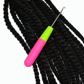 2 Stuks Plastic Handld crochet braids, Latch Hook voor Hair Weave Knitting Extensions Tools