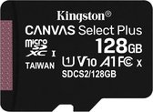 Kingston - Micro SD kaart - Class 10 - 128GB