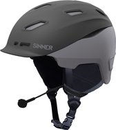 SINNER Moonstone Bluetooth Skihelm - Zwart/donkergrijs - Unisex - Maat 61 (L)