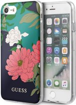 Guess Shiny Flower Back Case - Geschikt voor Apple iPhone 7/8/SE (2020) - Design N.1