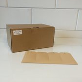 Manilla labels 70x140mm - per 3 doosjes van 1000 stuks