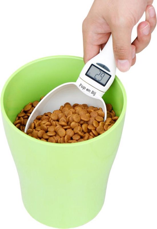 Cuillère à mesurer pour Chien, Cuillère Pesée avec écran LCD pour  Nourriture Croquette de Chien Chat