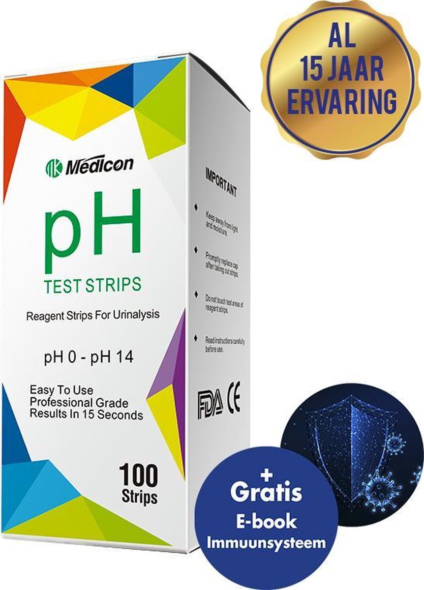 MEDICON pH Strips pH strips Zwembad Zwembad Onderhoud Zwembad