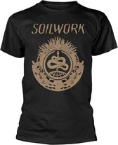 Soilwork Heren Tshirt -S- Snake Zwart