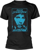 Bruce Springsteen Heren Tshirt -S- Backstage Zwart