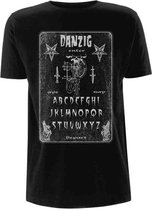 Danzig Heren Tshirt -M- Ouija Board Zwart