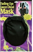 Witbaard Masker Ghoul Oplichtende Ogen Zwart One-size