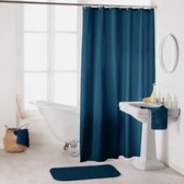 Livetti | Douchegordijn - Shower Curtain | 180x200 | Nacht Blauw | Inckusief Ringen