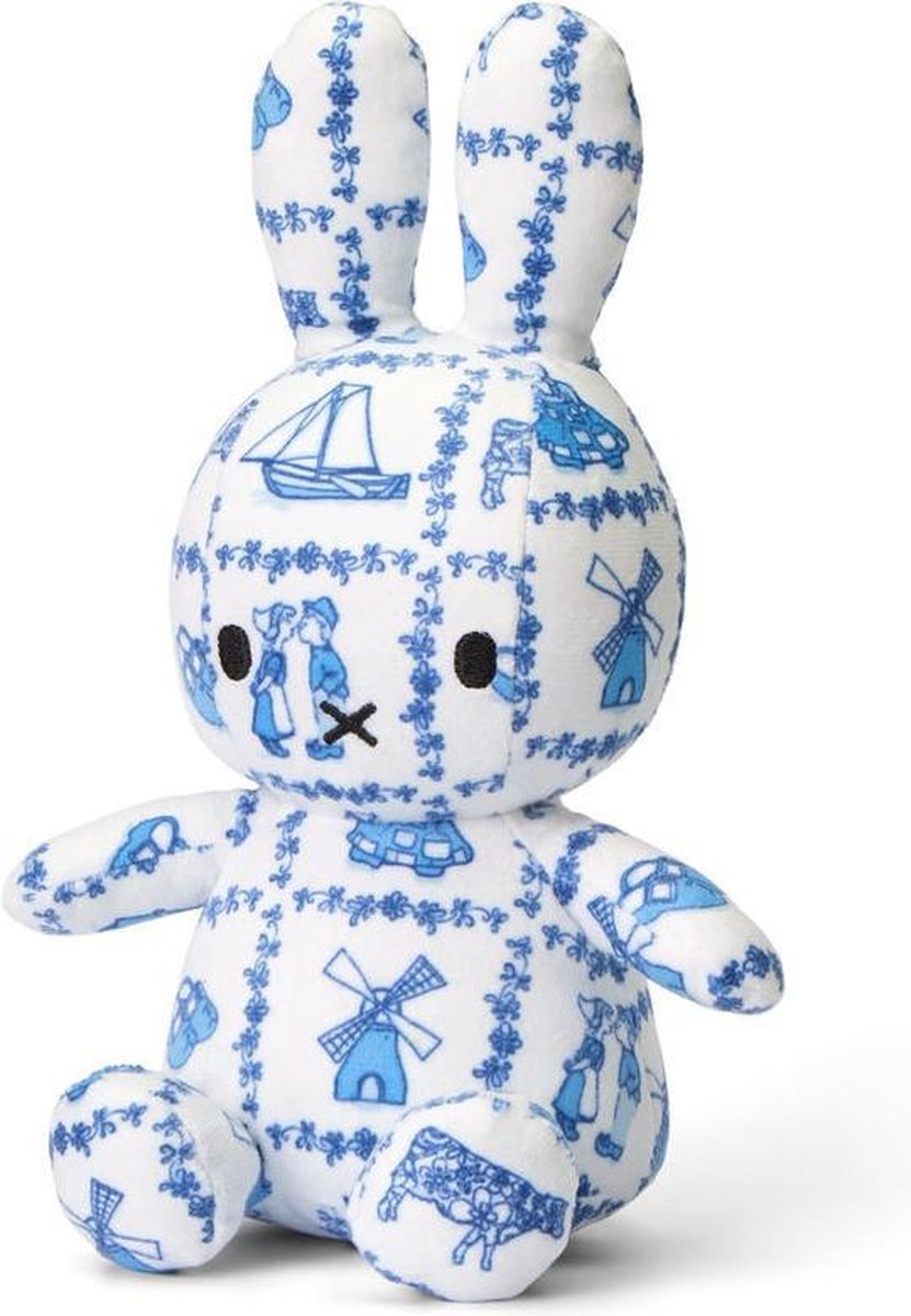 Bon Ton Toys Nijntje - All Over Delfts Blauw - 23 cm - 9" — afbeelding 2