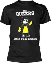 The Queers Heren Tshirt -M- Born To Do The Dishes Zwart
