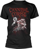 Cannibal Corpse Heren Tshirt -L- Stabhead 2 Zwart
