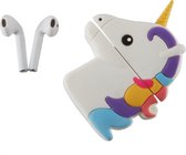 Emoji Eenhoorn - TWS earpods - microfoon - touch control - opbergcase