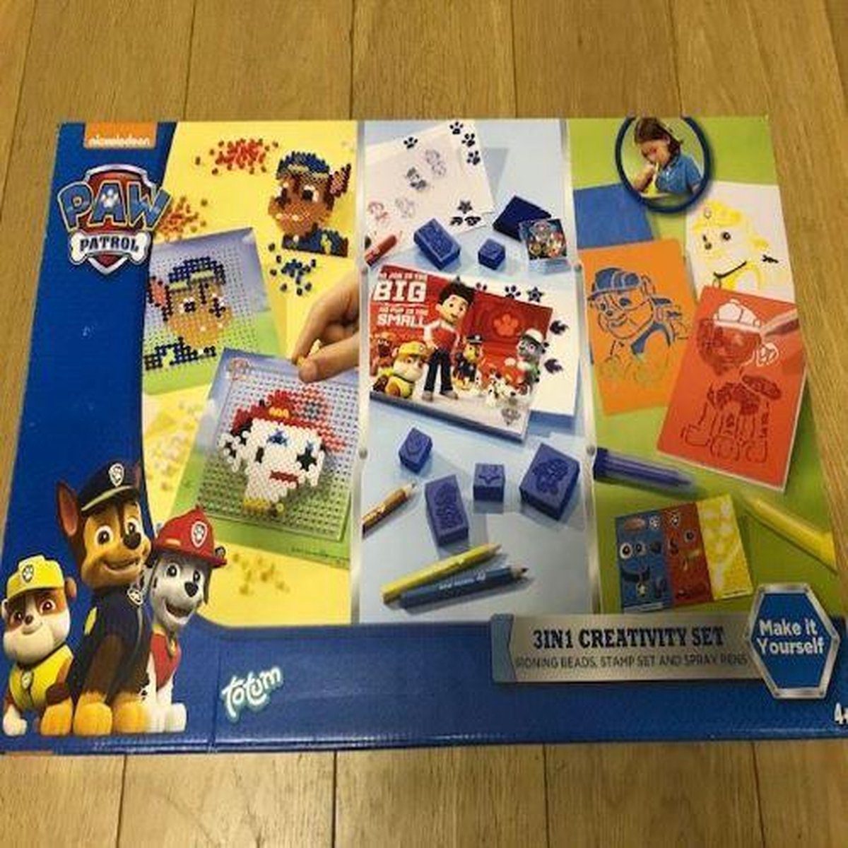 paw patrol 3 in 1 creativity set