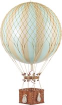 Authentic Models - Luchtballon Jules Verne - mint groen - diameter luchtballon 42cm