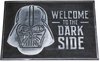 Star Wars Welcome To The Dark Side Rubberen Deurmat Zwart/Zilver - Officiële Merchandise