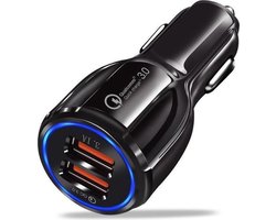 Universele USB autolader - Qualcomm 3.0 Quick Charge - 2 poorts - Smartphones en tablets - 18 W 3.1A Autolader Universele Dual USB Snel Opladen QC Mobiele Telefoon Tablet Adapter Voor iPhone 11 Pro 8 7 Samsung Xiaomi