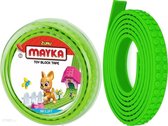 Mayka bouwblokjes tape licht groen - 1 meter / 2 studs