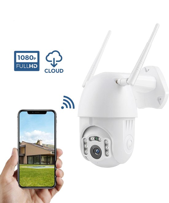 Wifi Camera Beveiliging - Buiten – Beveiligingscamera – Security - met App - Vivid Green