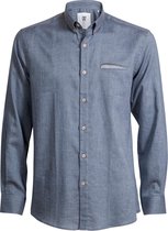 CR7 Fashion Shirt Slim Fit Blue - Maat M