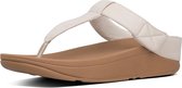 FitFlop™ Mina toe-thongs leather Stone - Maat 41