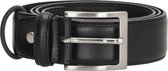 DD Exclusive Siena Lederen Heren Riem - Zwart - Maat 115