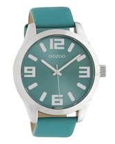OOZOO Timepieces C10676 Donker Blauw Groen Horloge
