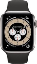 Apple Watch Series 6 Edition GPS + Cellular, 44mm Kast van Titanium,  zwart sportbandje.