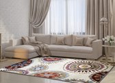 Aledin Carpets Lusaka - Laagpolig - Vloerkleed 160x230 cm - Mandala - Meerkleurig - Tapijten Woonkamer