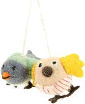 Hanger - Baby - Decoratie - Vogels - 10x5x5cm- Nepal - Fairtrade