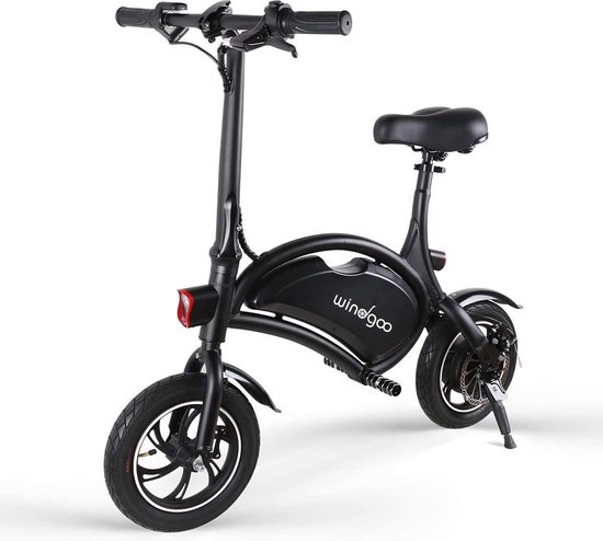 binair zeil Uitstekend Windgoo B3 Mini-scooter Opvouwbare fiets - Zwart | bol.com