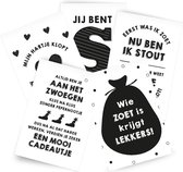 Sinterklaas kaarten | Staand A6 | 10 stuks | zwart/wit | Studio Mamengo