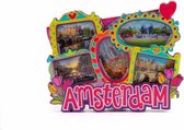 Magneet 2D MDF Met Coating Foto's Love Amsterdam - Souvenir