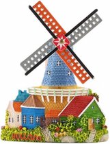 Magneet Stellingmolen Met Blauwe Kap - Souvenir